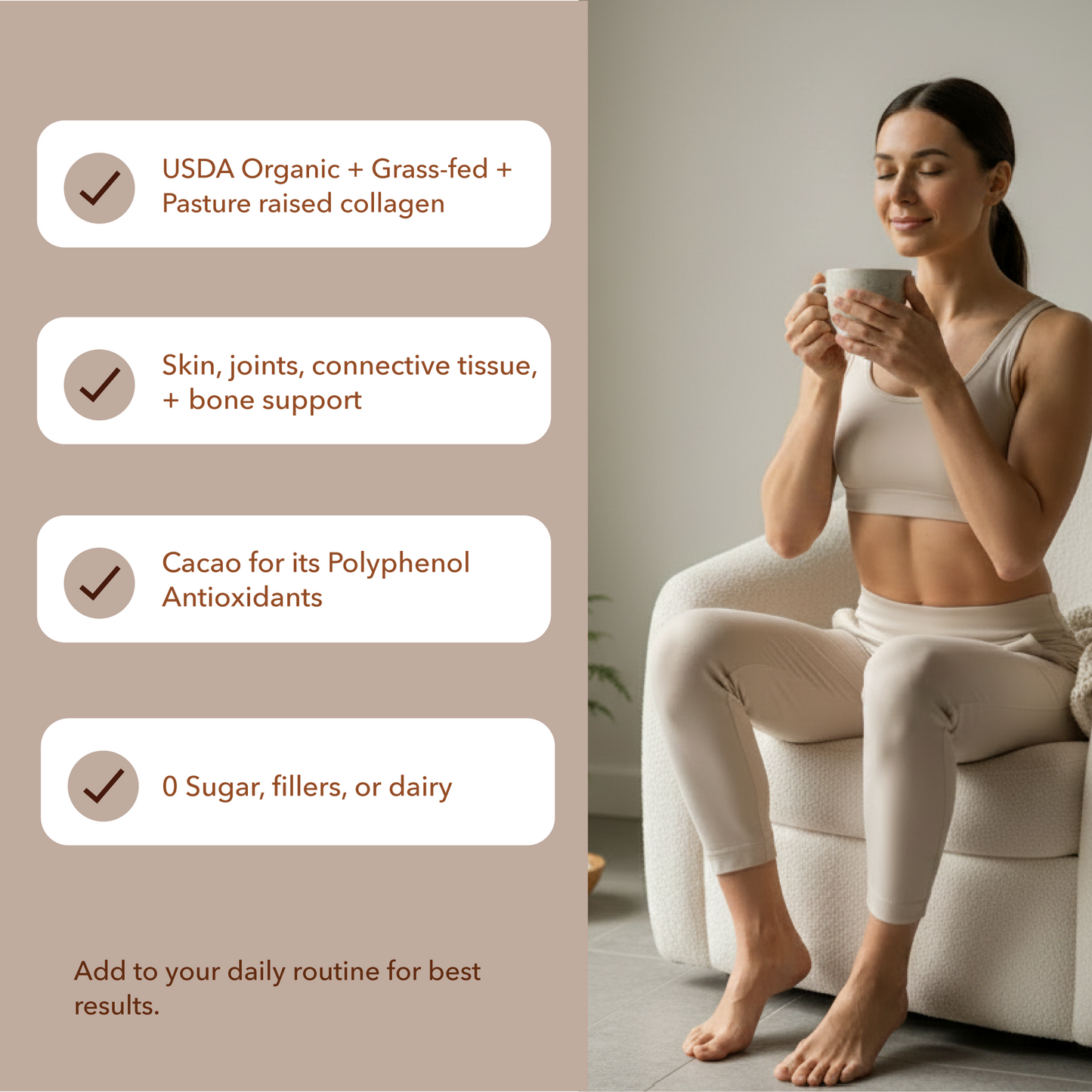 Organic Cacao + Sea Salt + Collagen